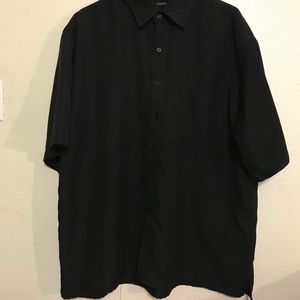 Men’s Black Button Down